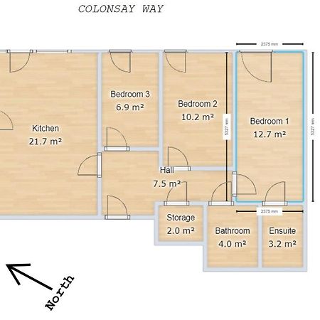 Fabulous 3 Bedroom Flat Edynburg Zewnętrze zdjęcie